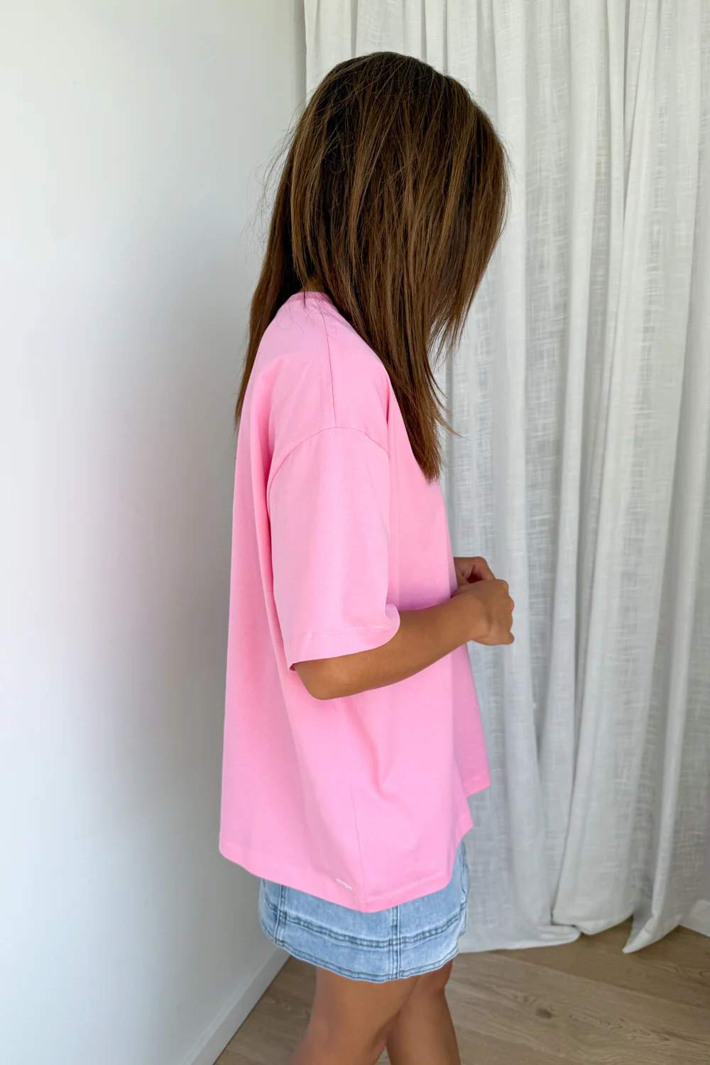 Nope Oversized Tee - Pink - Image 5