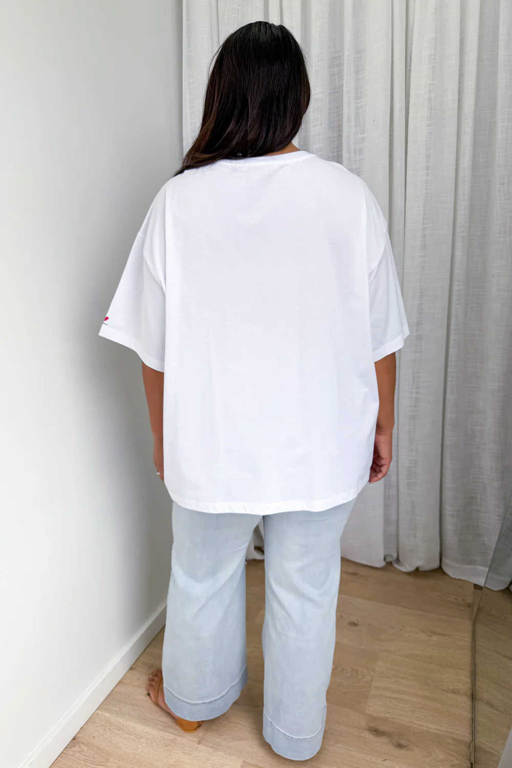 Nope Oversized Tee - White - Image 12