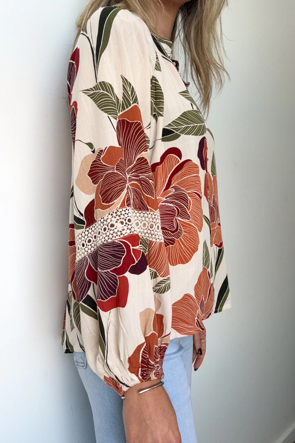 Olivera Blouse - Rust Floral - Image 5