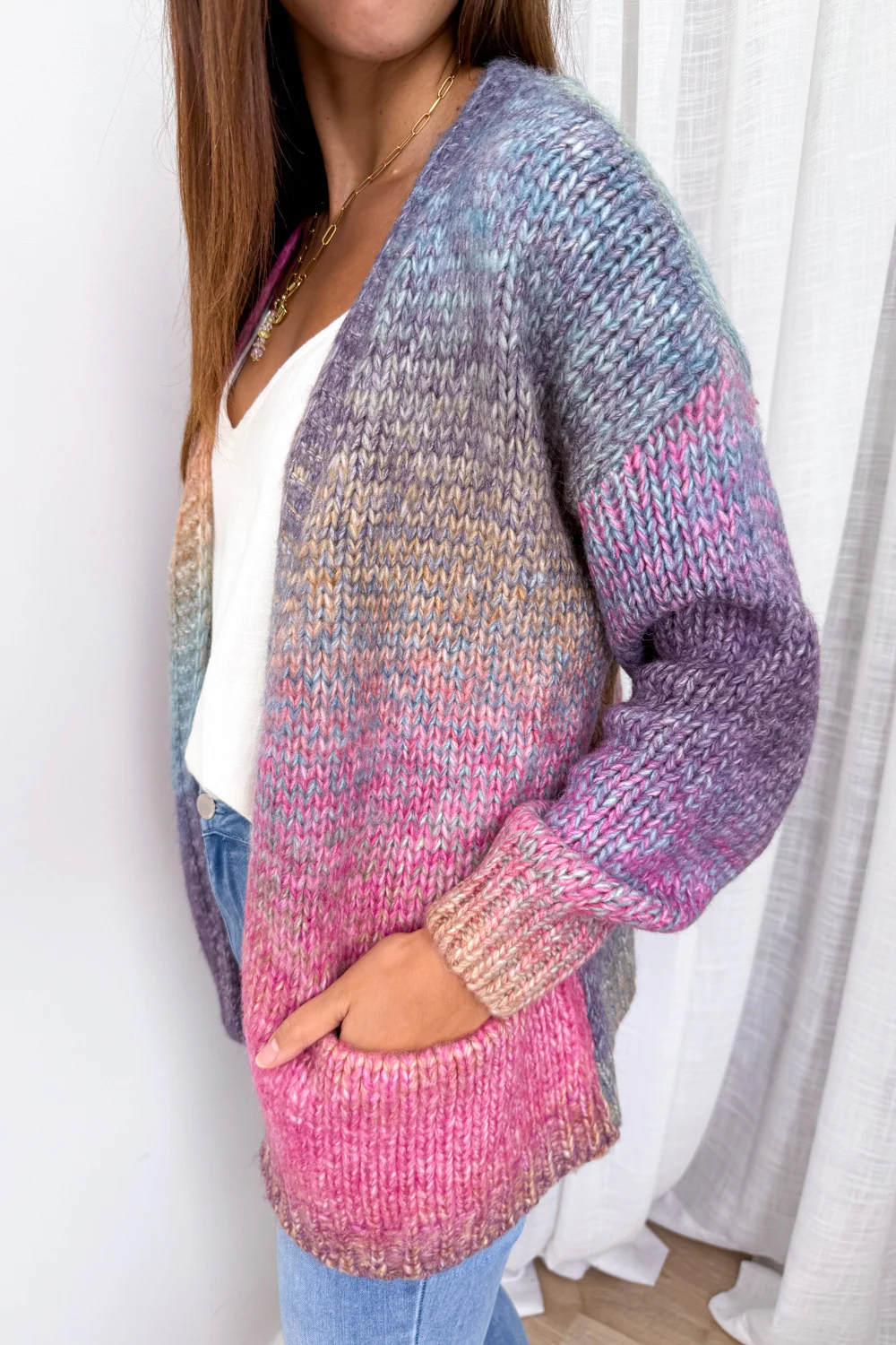 Ombre Cardi - Rainbow - Image 2