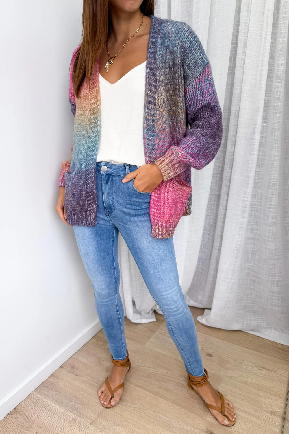 Ombre Cardi - Rainbow - Image 3