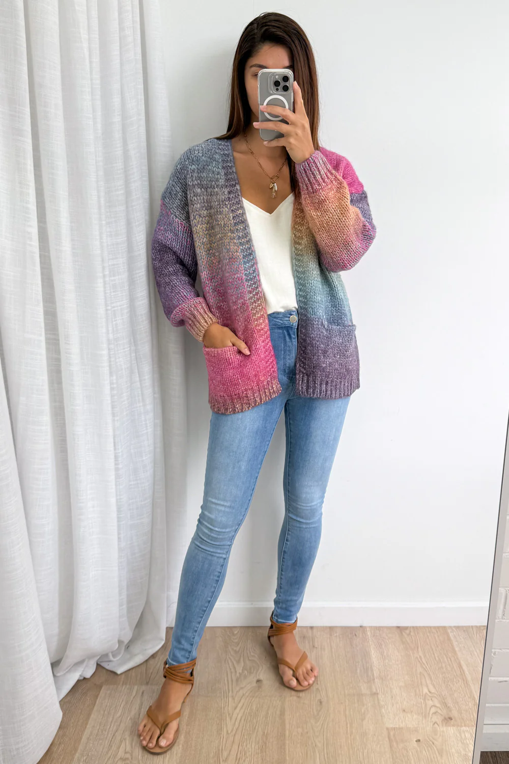 Ombre Cardi - Rainbow - Image 7