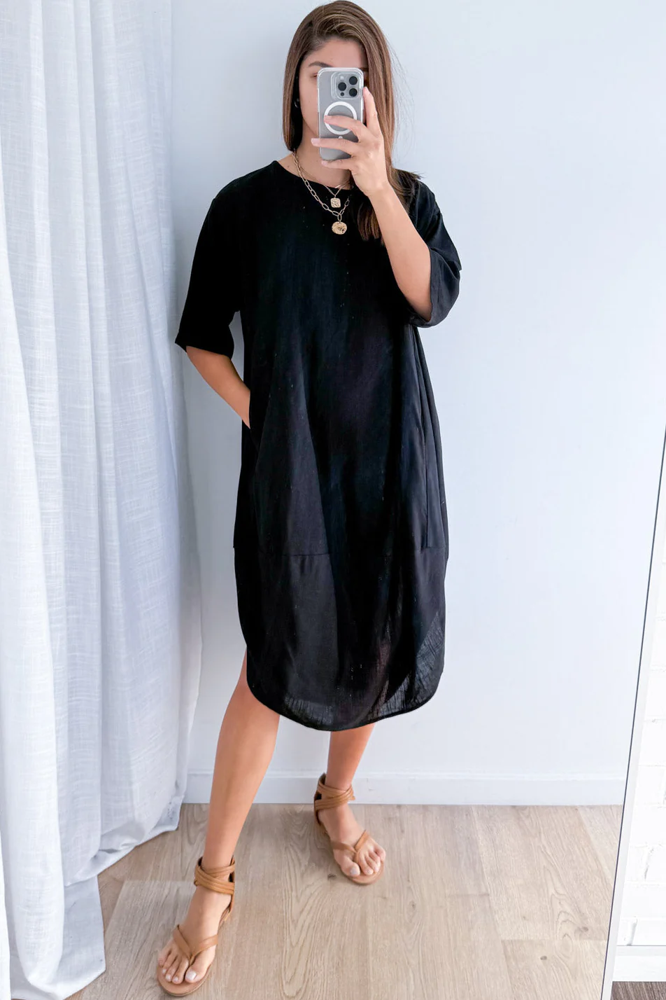 Otto Dress - Black - Image 2