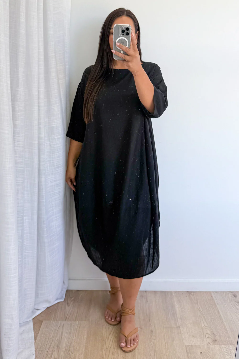 Otto Dress - Black - Image 6