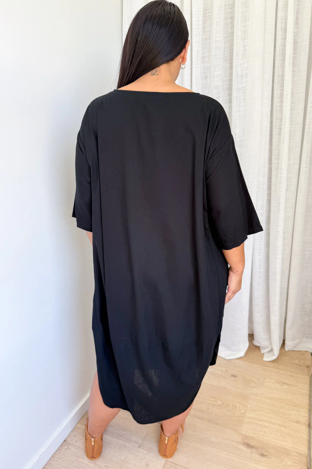 Otto Dress - Black - Image 8