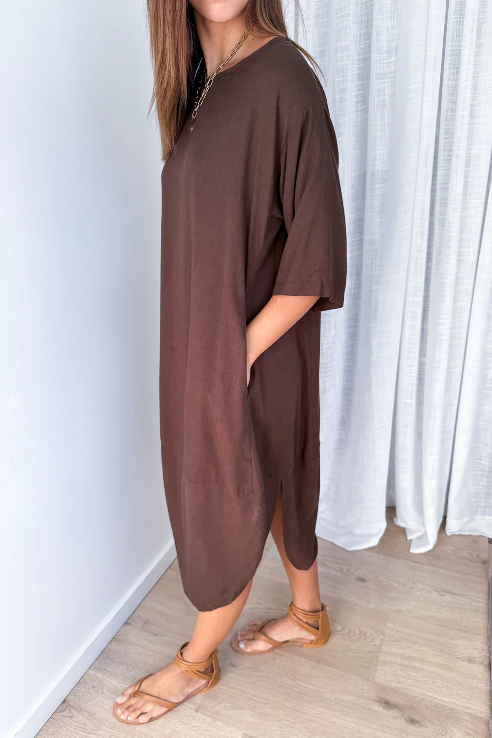 Otto Dress - Chocolate - Image 3