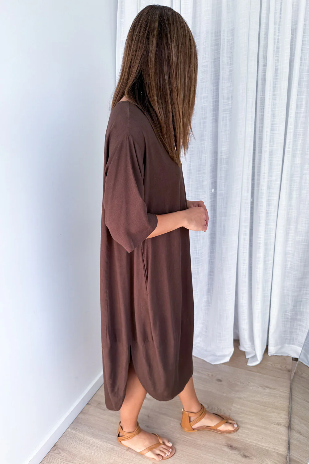 Otto Dress - Chocolate - Image 4
