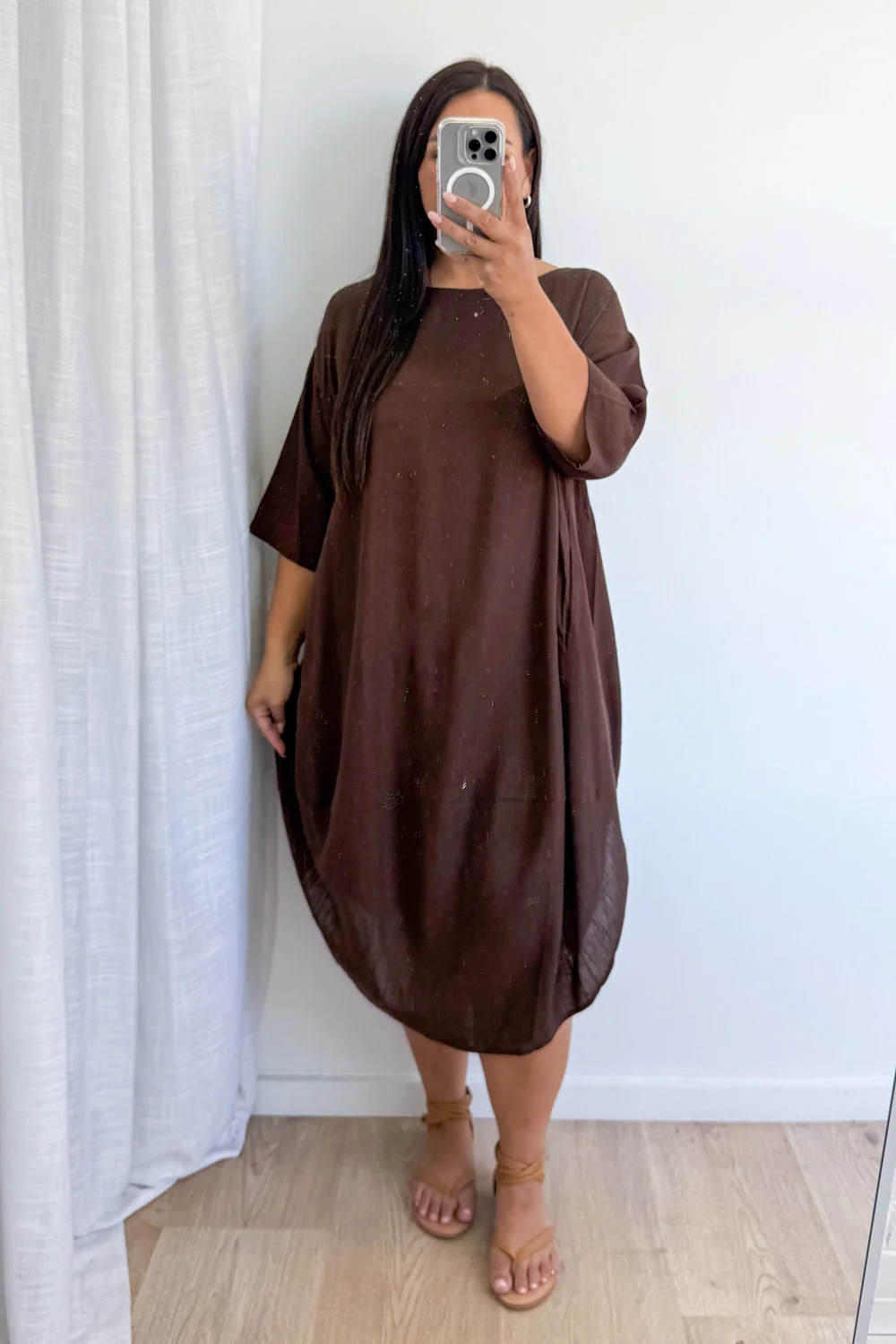 Otto Dress - Chocolate - Image 6