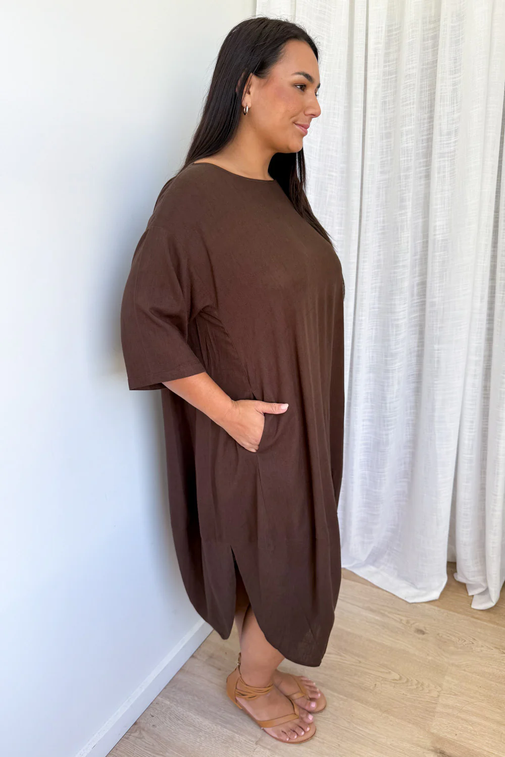 Otto Dress - Chocolate - Image 7