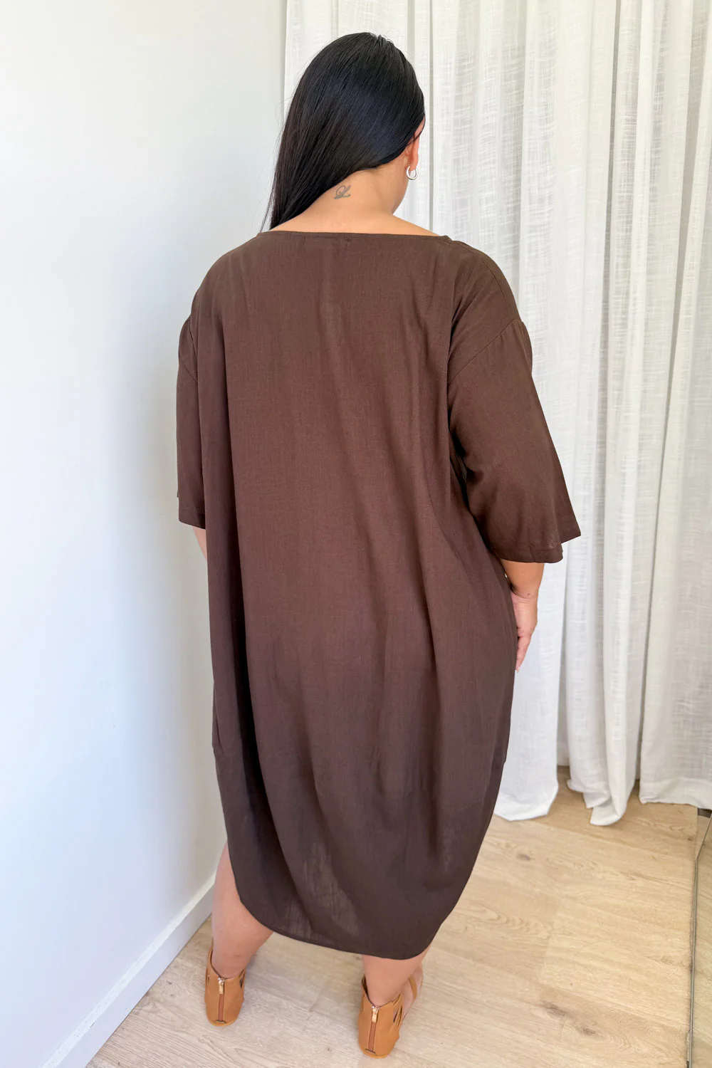 Otto Dress - Chocolate - Image 8