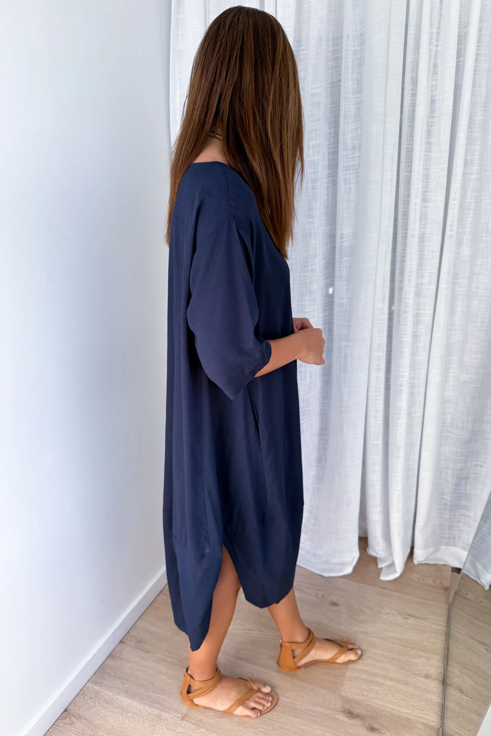 Otto Dress - Navy - Image 3