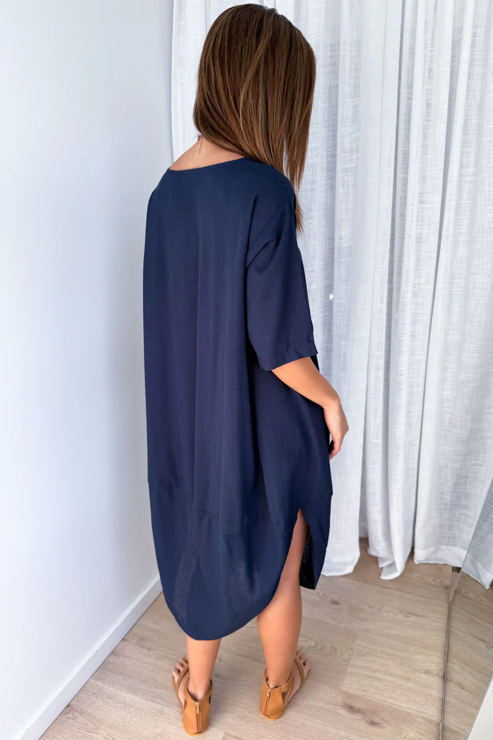 Otto Dress - Navy - Image 4
