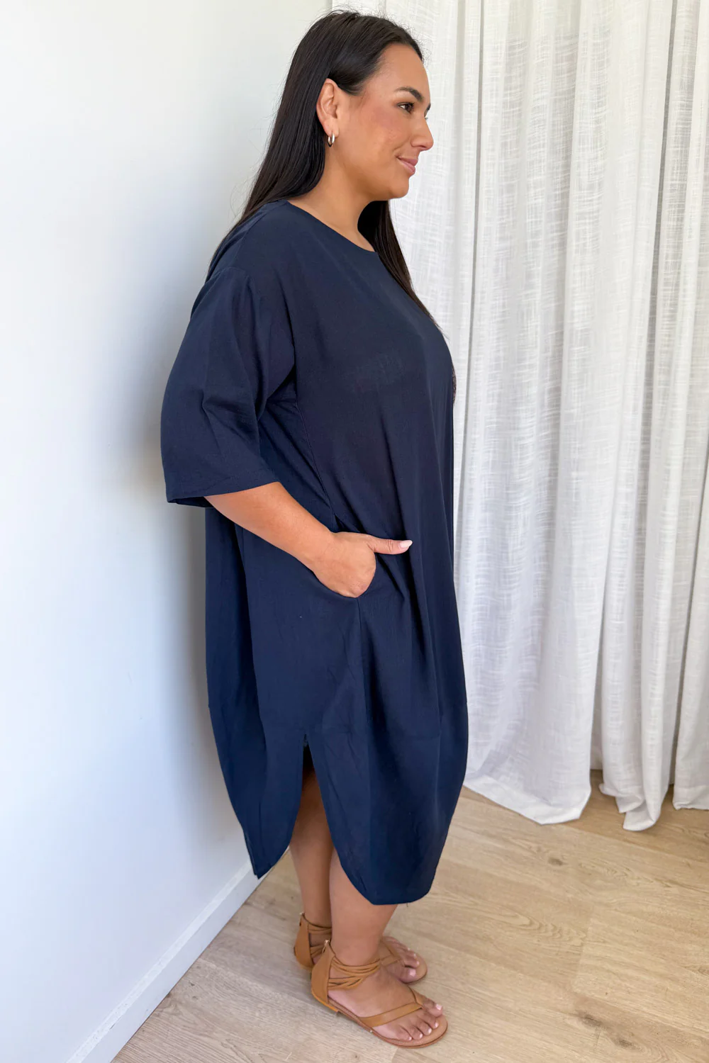 Otto Dress - Navy - Image 8