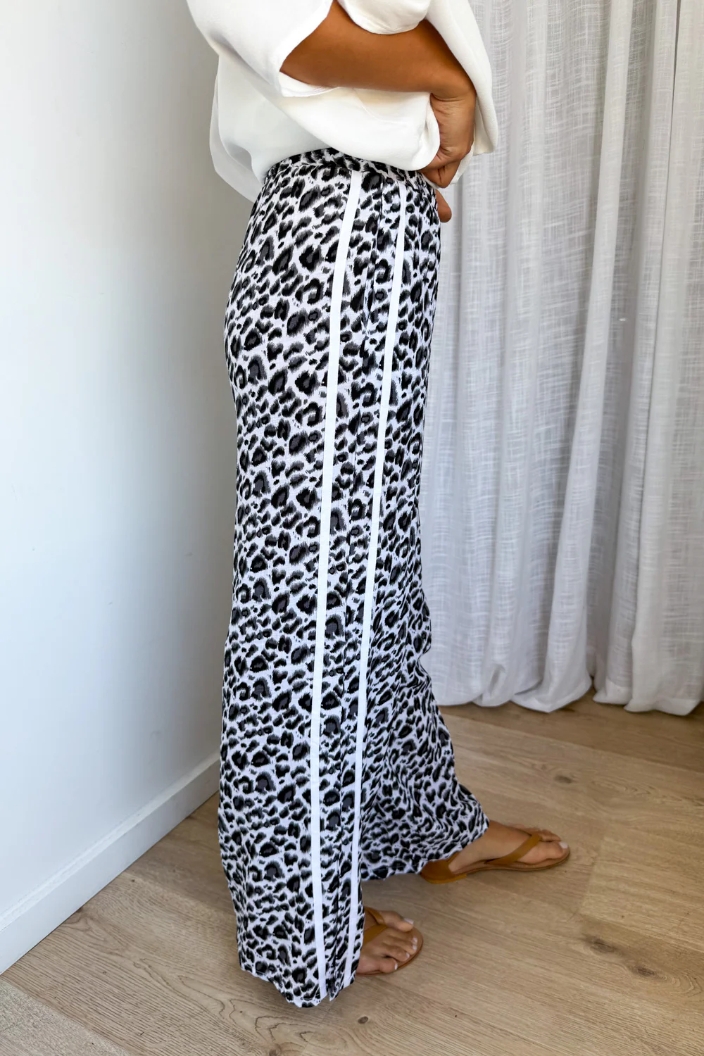 Page Pants - White Grey Leopard - Image 3