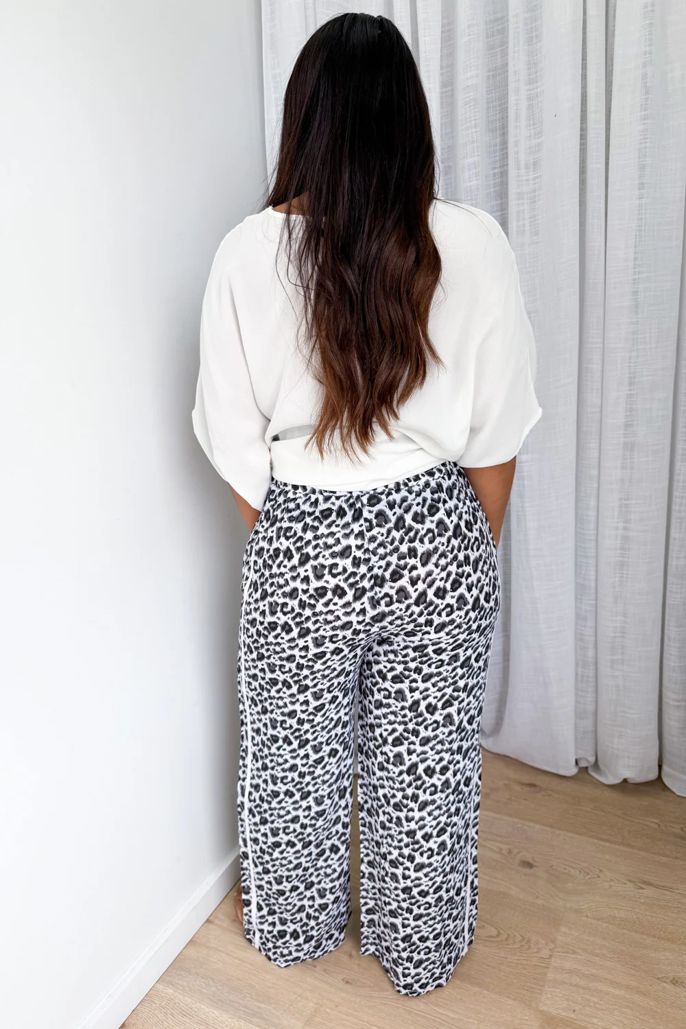 Page Pants - White Grey Leopard - Image 8