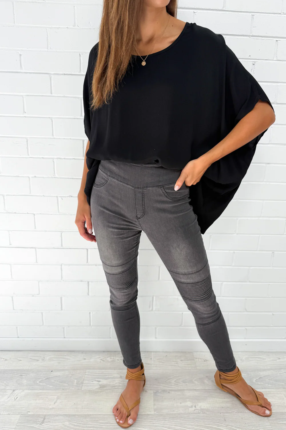 Panel Skinny Jeans - Image 2