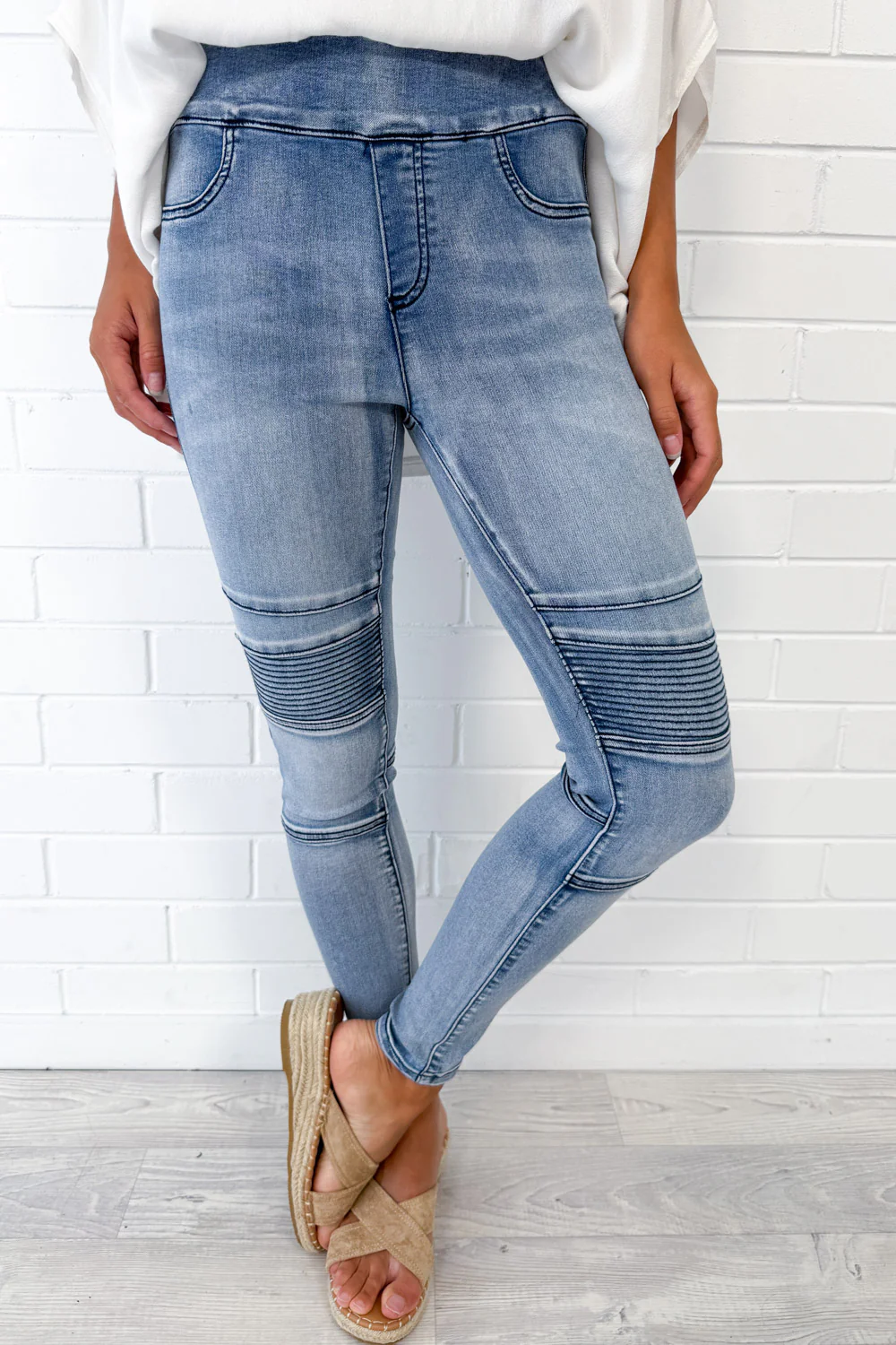 Panel Skinny Jeans - Image 9