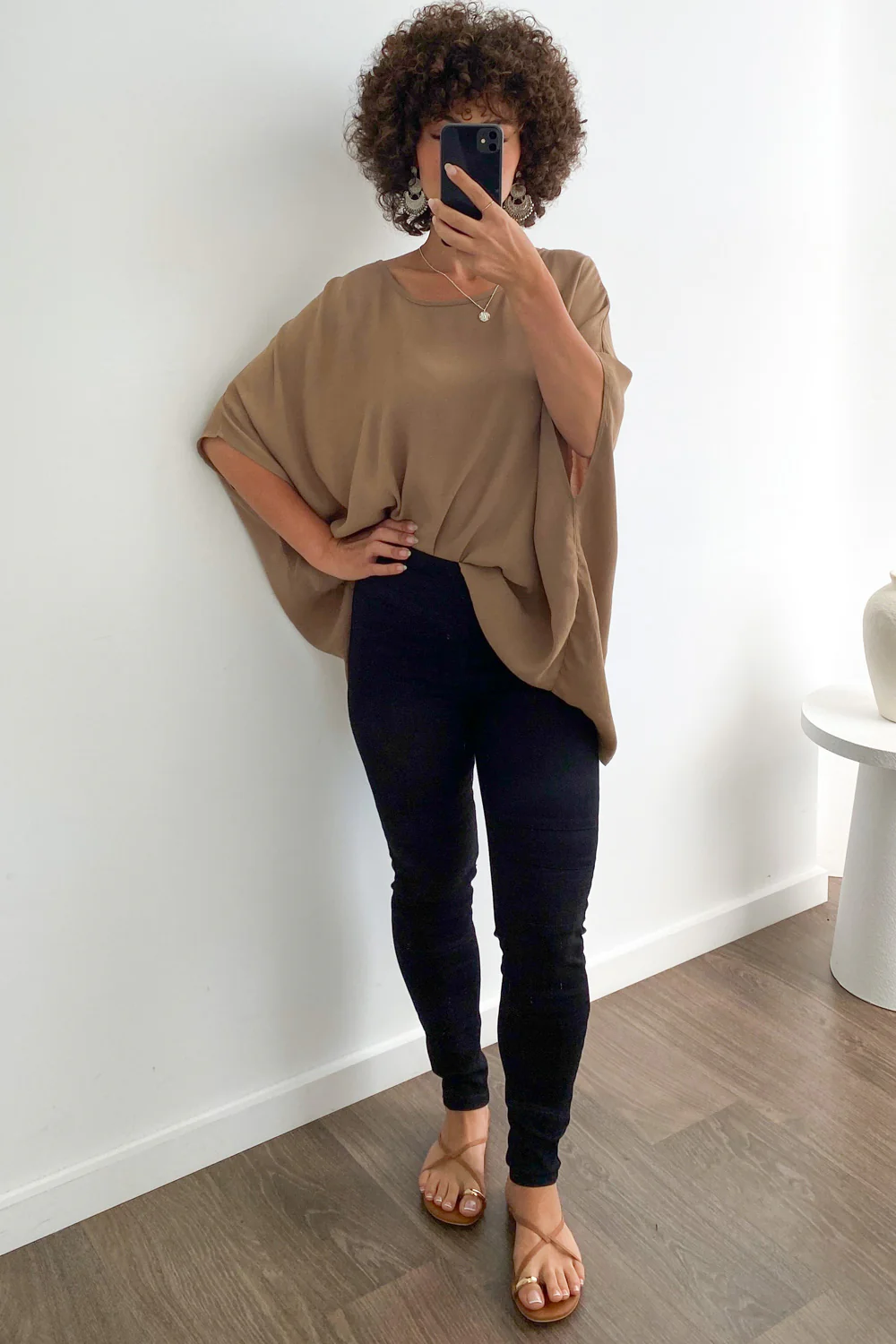 Panel Skinny Jeans Petite - Black - Image 8