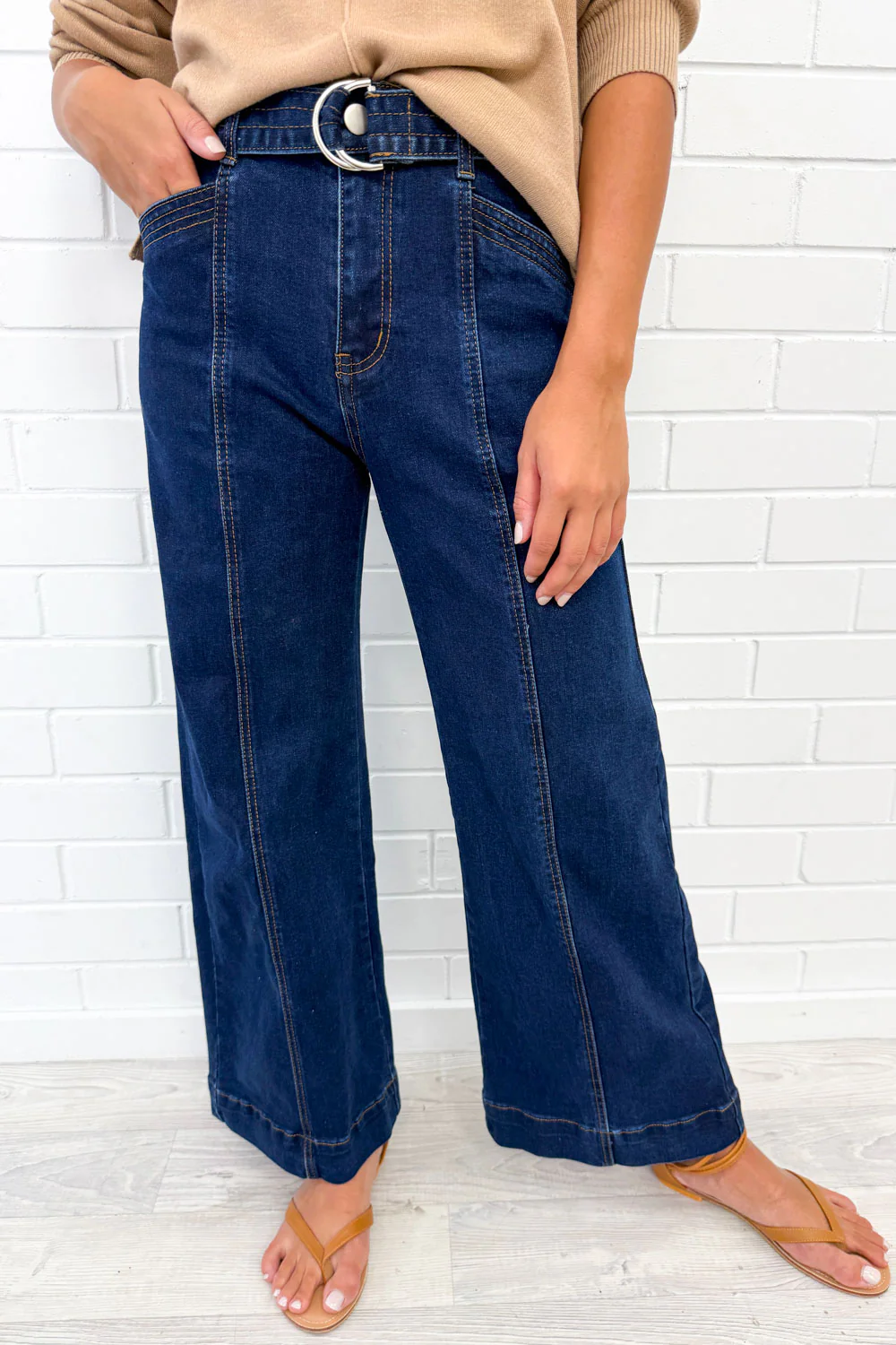 Penny Wide Leg Denim Jeans - Image 11