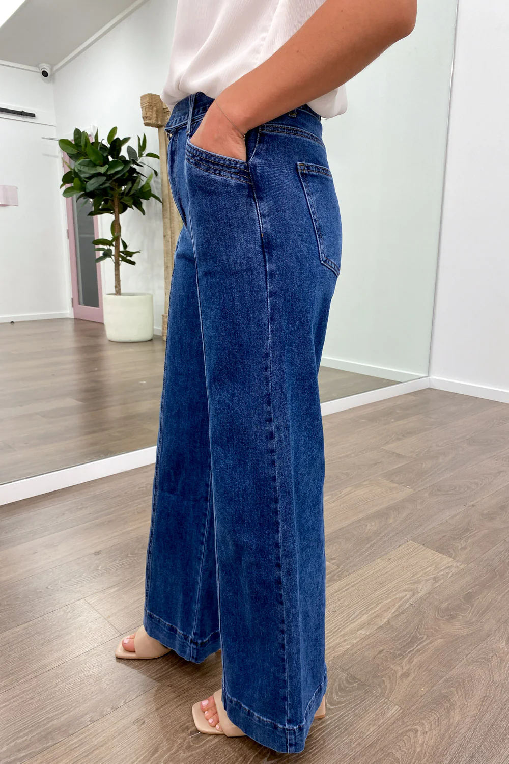 Penny Wide Leg Jeans - Denim - Image 21