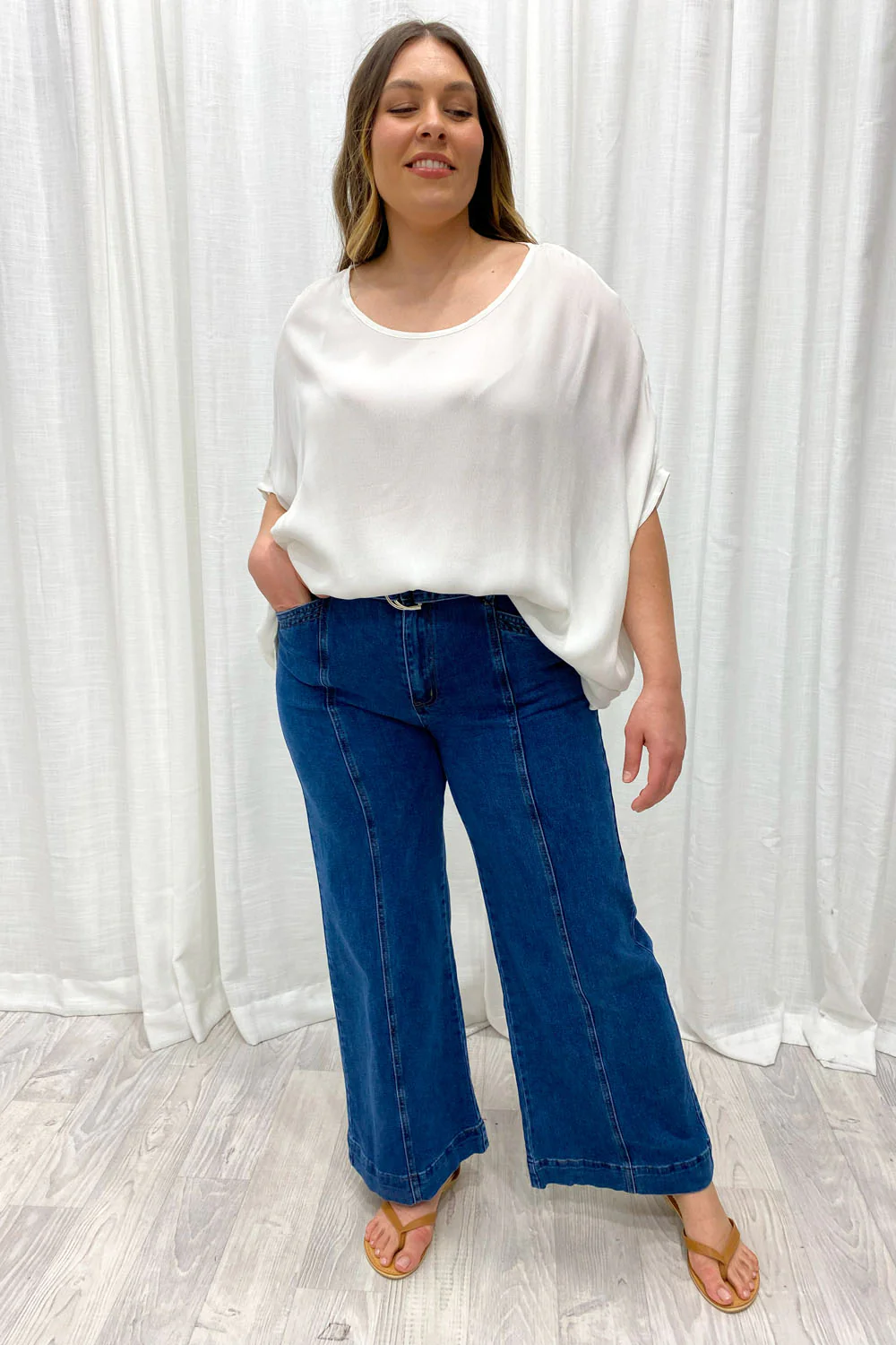 Penny Wide Leg Jeans - Denim - Image 28