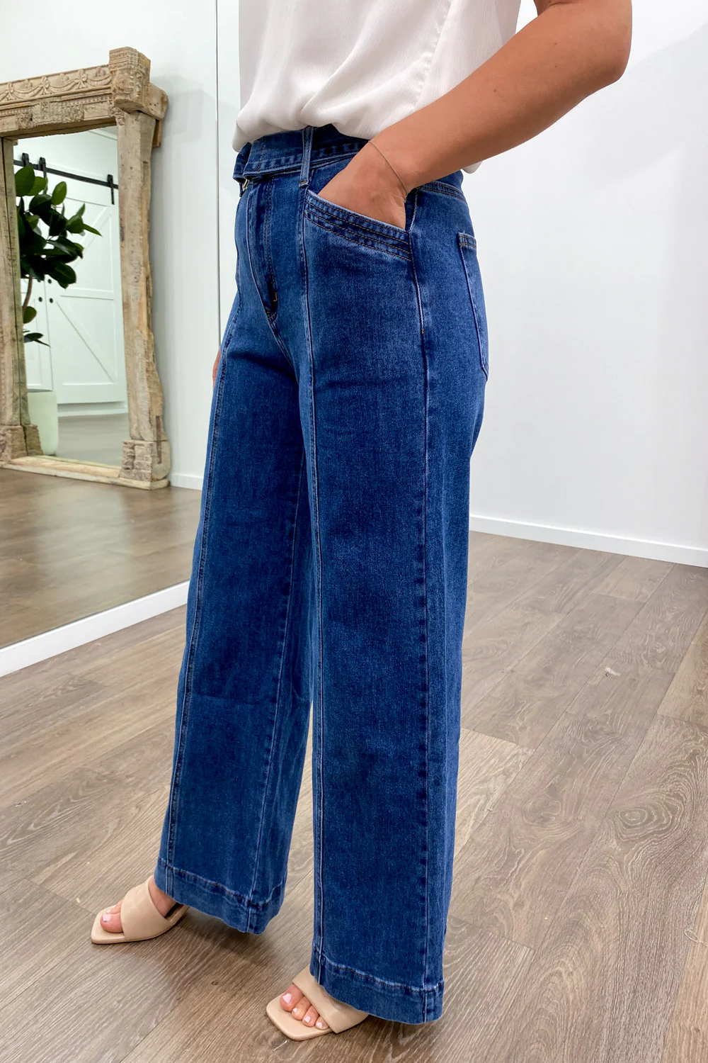 Penny Wide Leg Jeans - Denim - Image 30