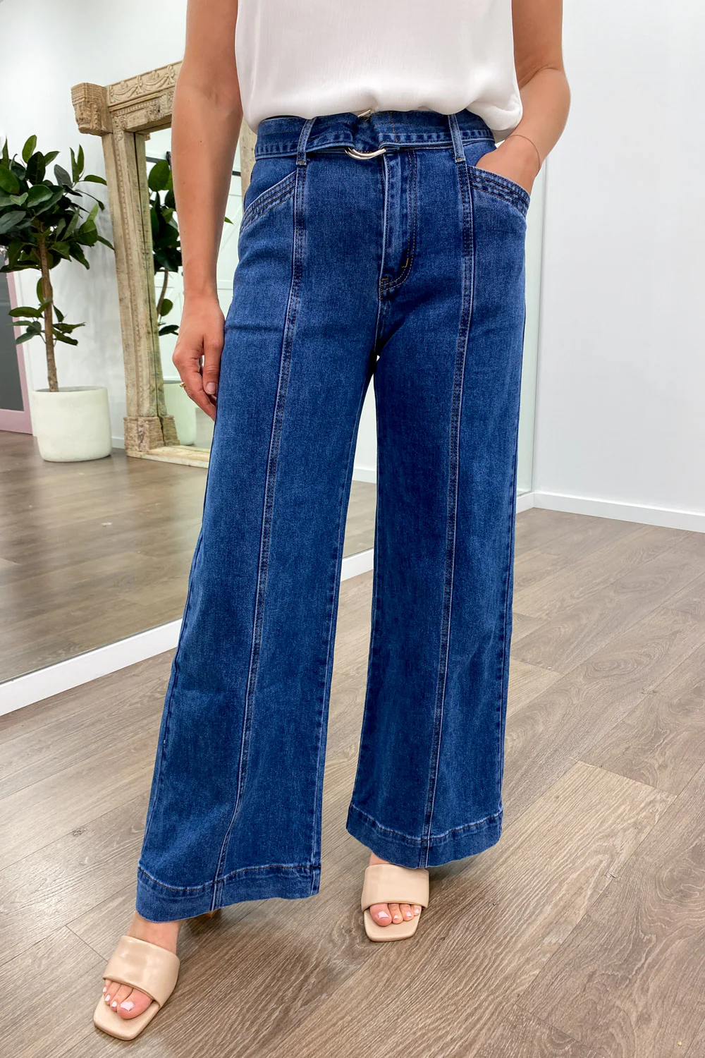 Penny Wide Leg Jeans - Denim - Image 31