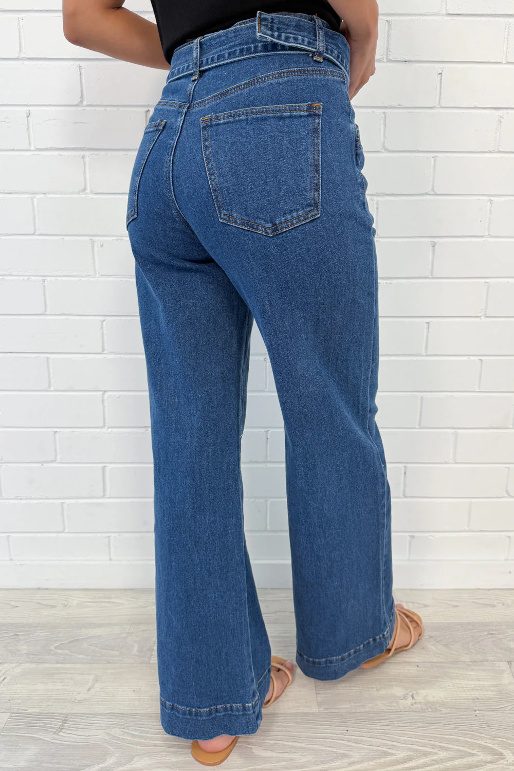 Penny Wide Leg Jeans - Denim - Image 7