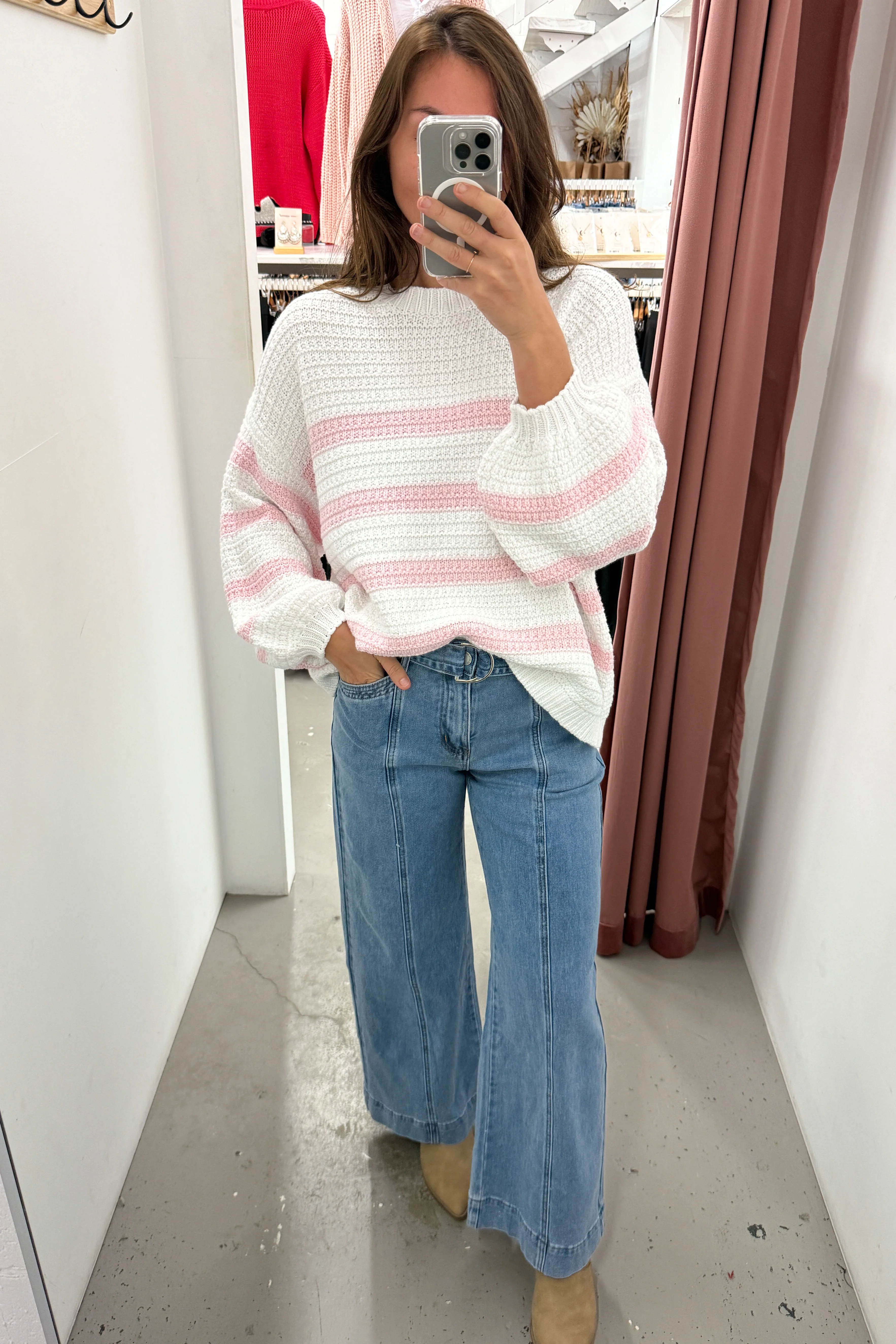 Penny Wide Leg Jeans - Light Denim - Image 7