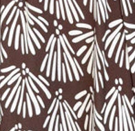 Peri Dress - Chocolate Abstract Leaf - Image 9