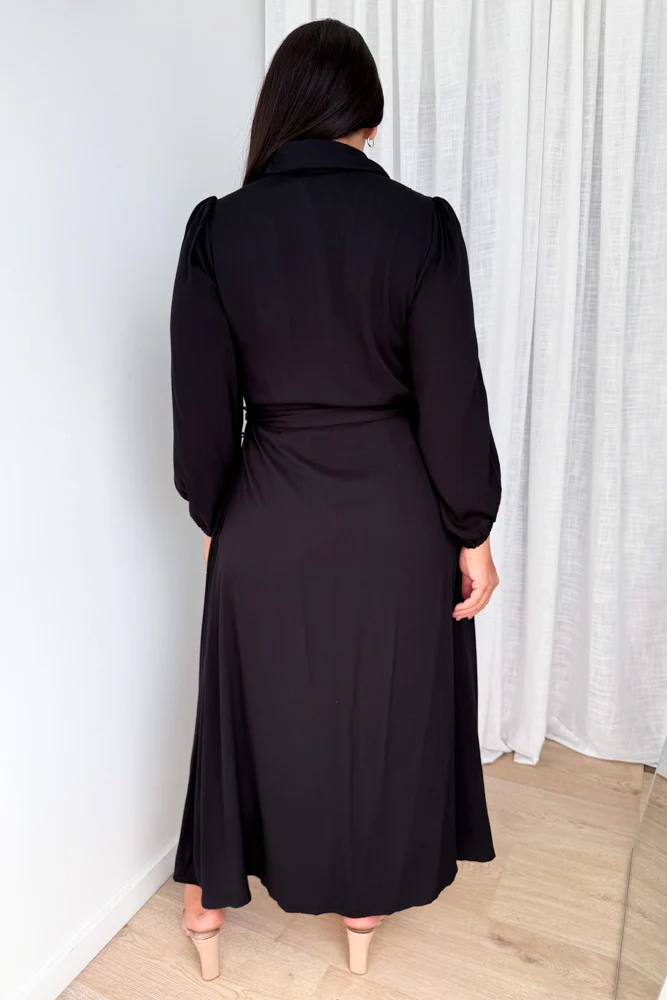 Peyton Shirt Dress - Black - Image 10