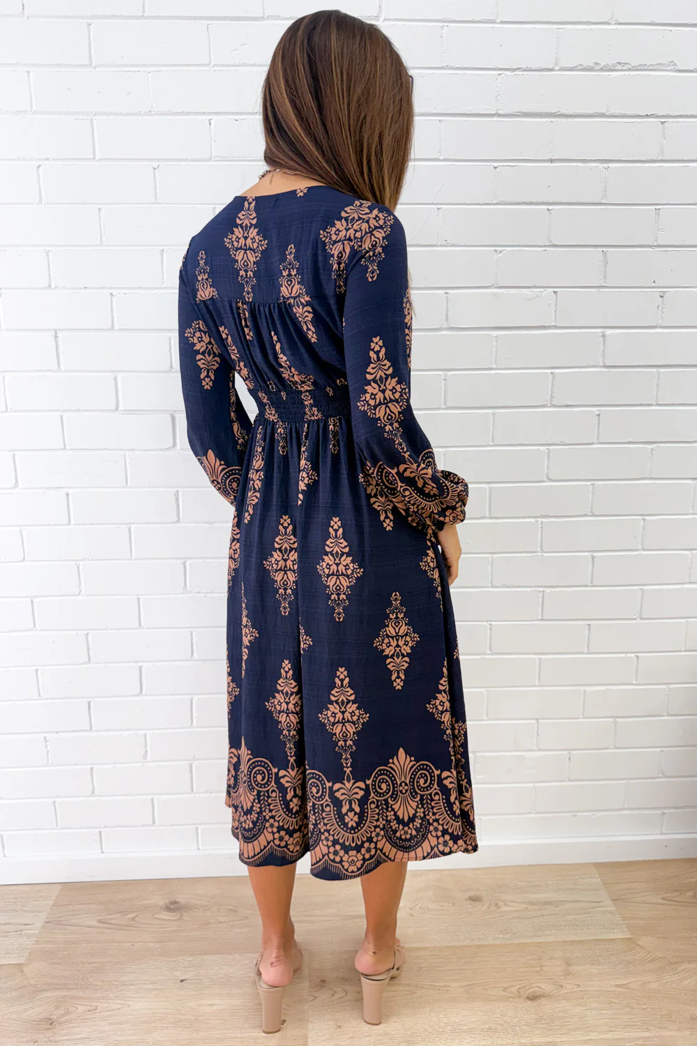Piper Lane Dress - Navy Boho - Image 4