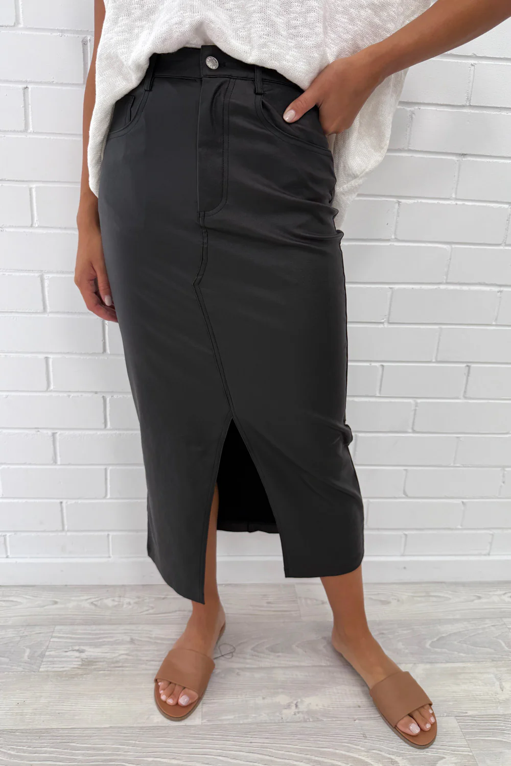 Pippa Skirt - Black - Image 3