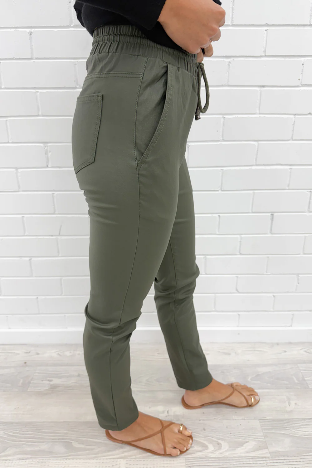 Pippa Wet Look Jogger - Image 5