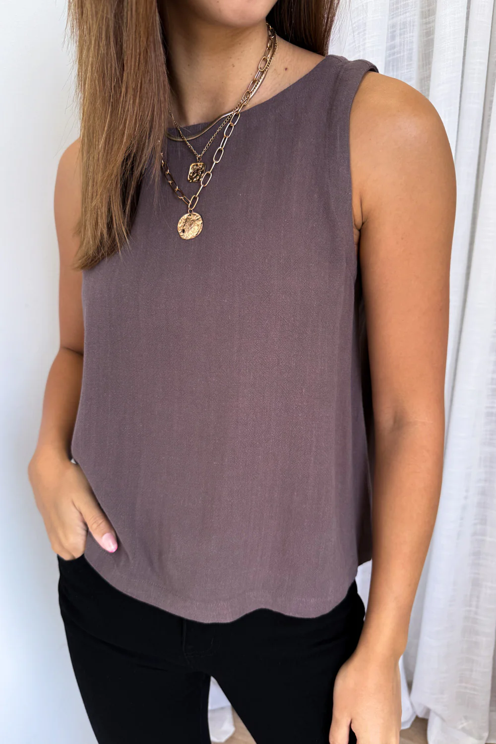 Rafaela Linen Top - Image 7