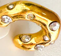 Raina Embellished Earrings - Crystal - Image 4