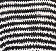 Raven Knit - Black Cream Stripe - Image 10
