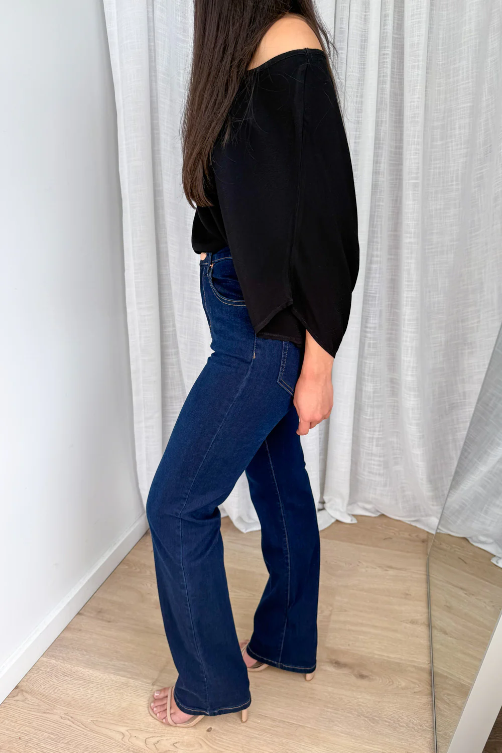 Reo Straight Leg Jeans - Indigo - Image 11