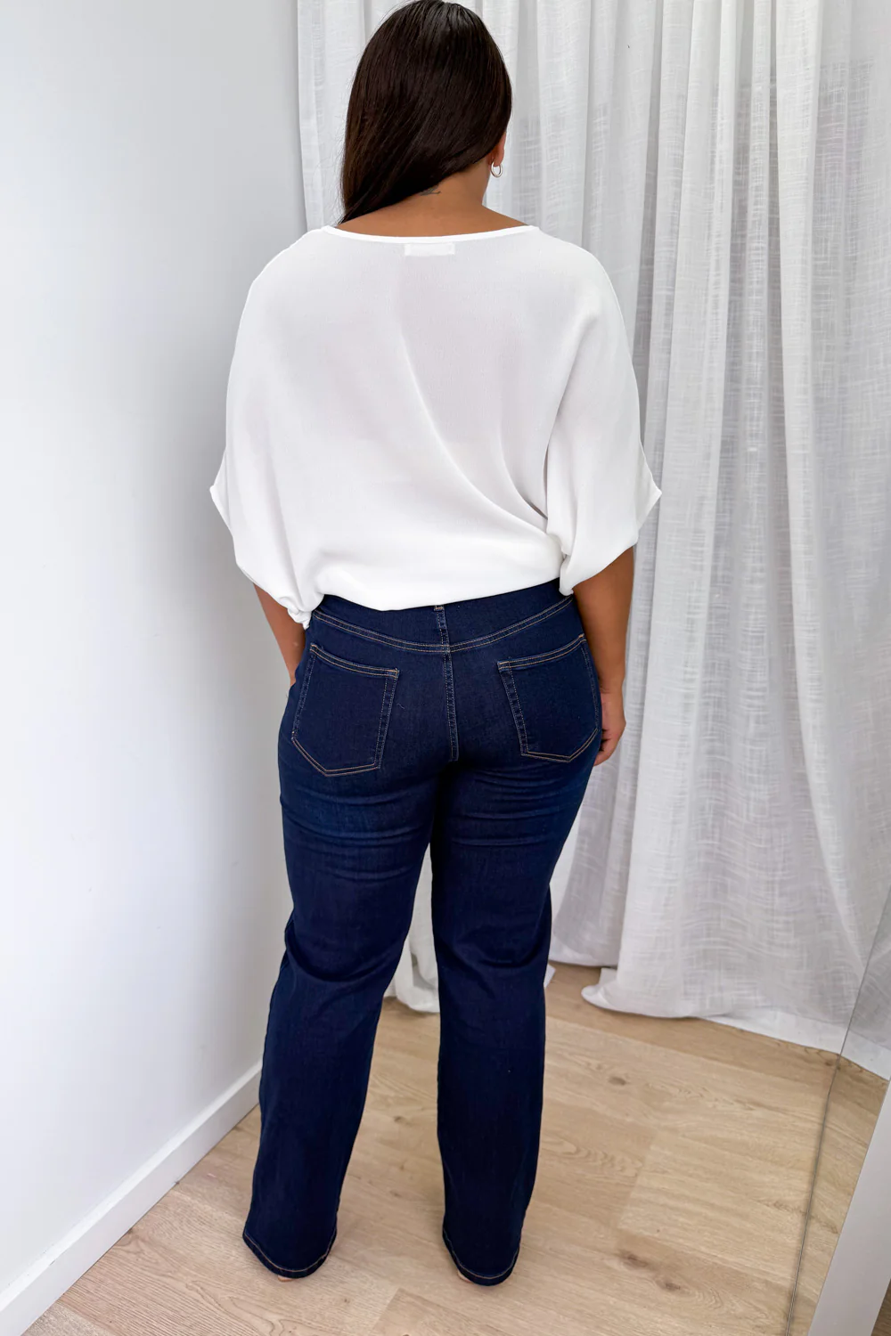 Reo Straight Leg Jeans - Indigo - Image 16