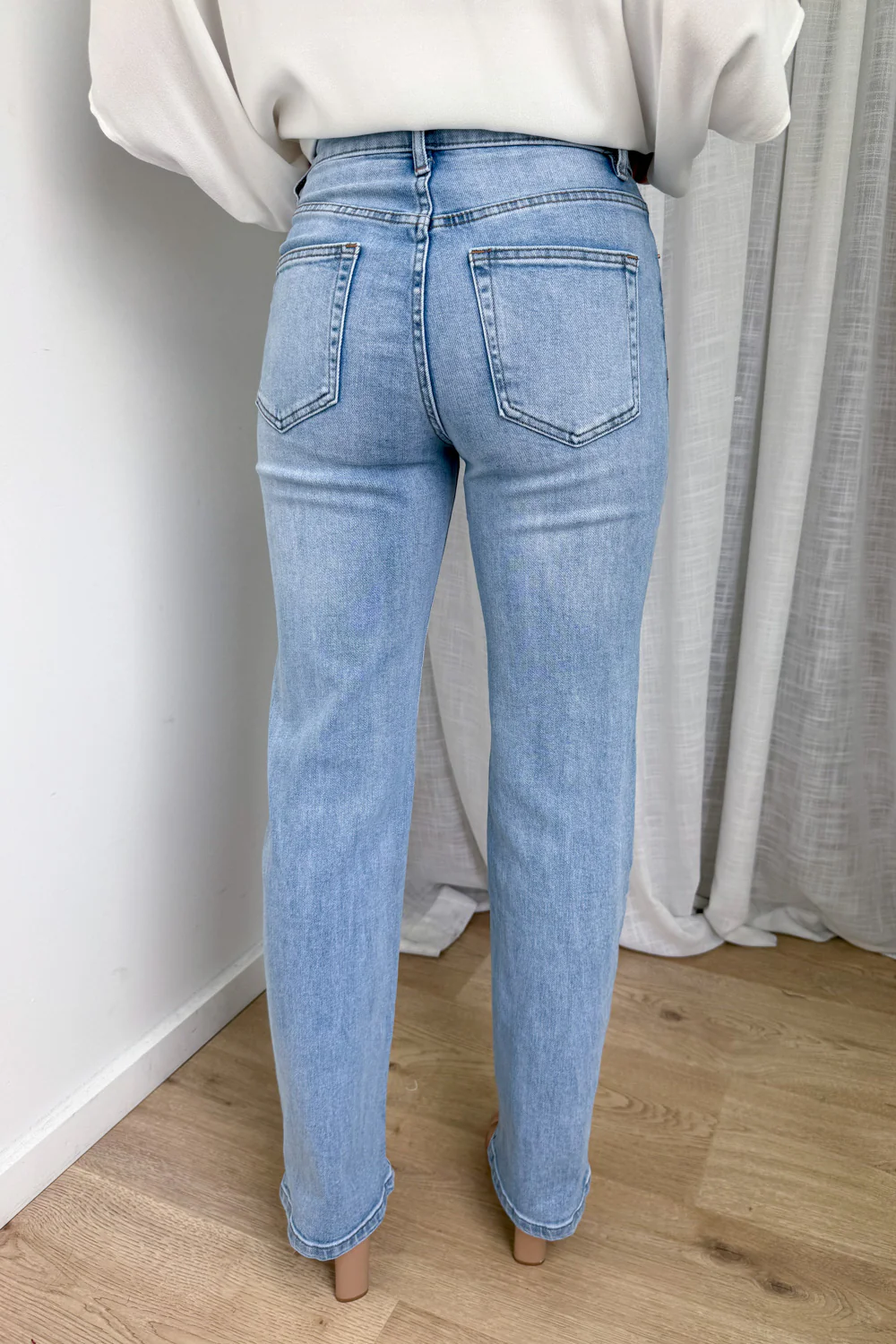 Reo Straight Leg Jeans - Denim - Image 5