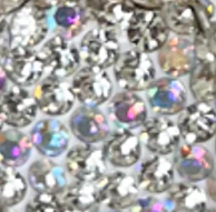 Rhinestone Initial Keyring - Silver Rhinestone - Image 4