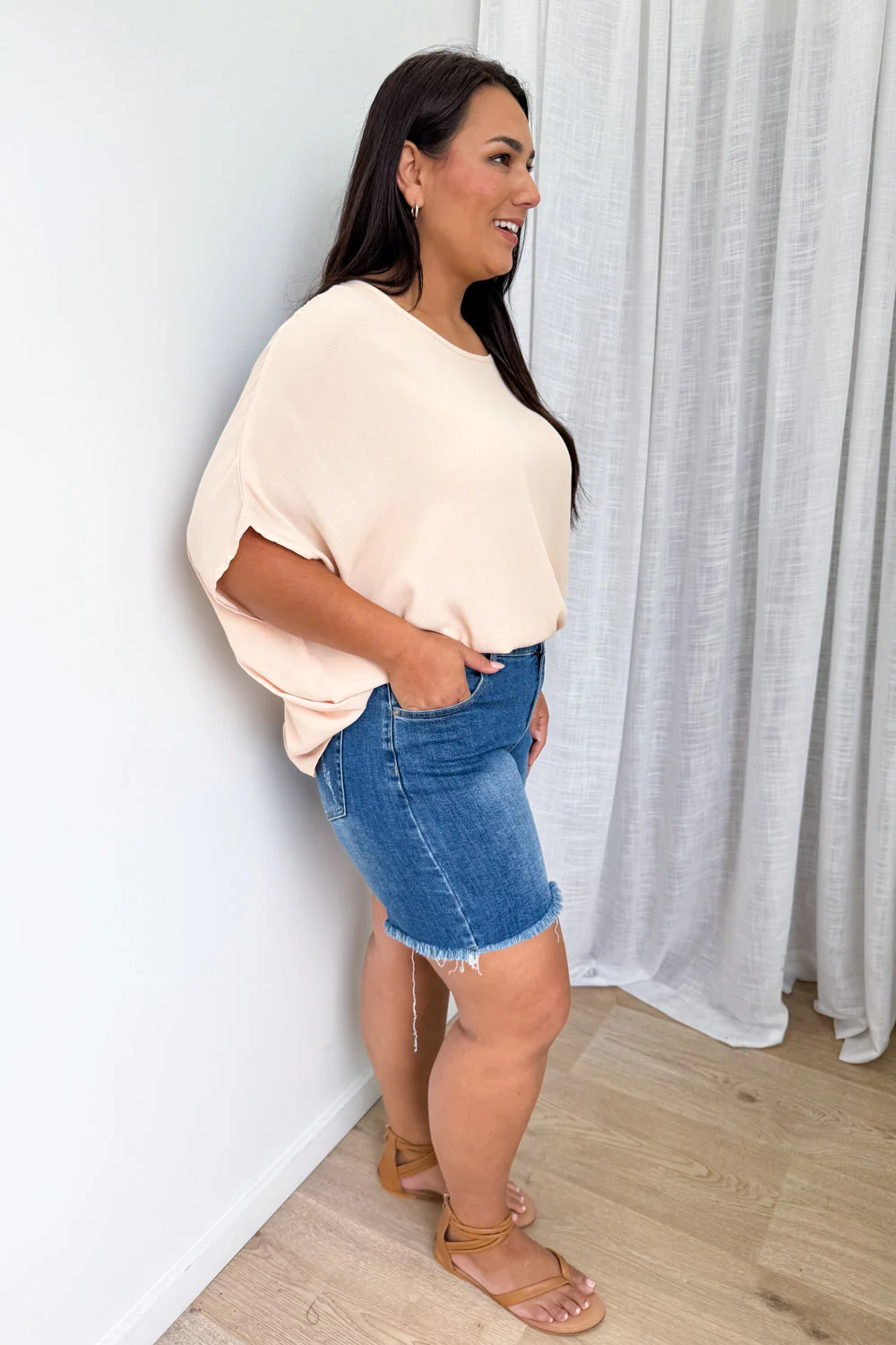 Riley Shorts - Dark Denim - Image 10