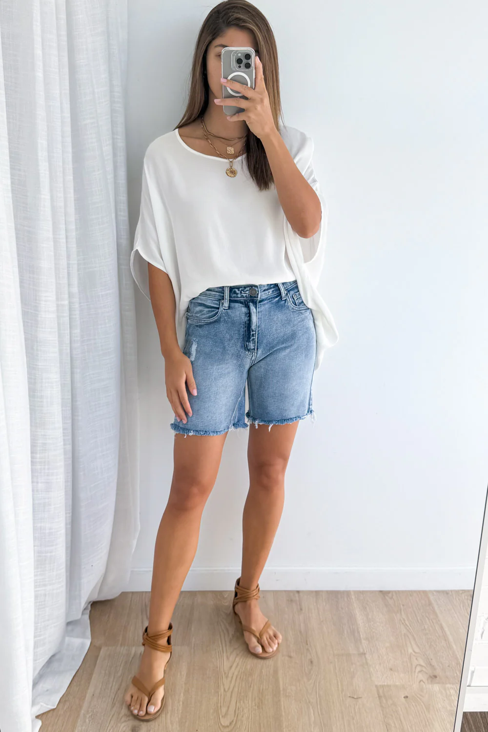 Riley Shorts - Denim - Image 4