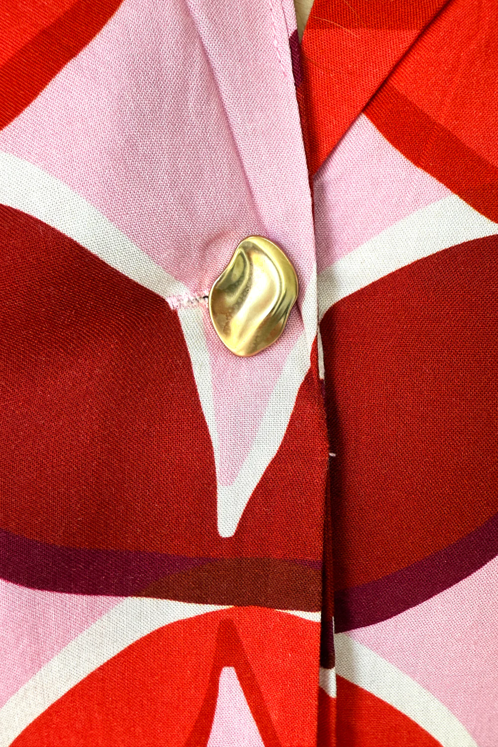 Rosanna Shirt - Pink Red Print - Image 10