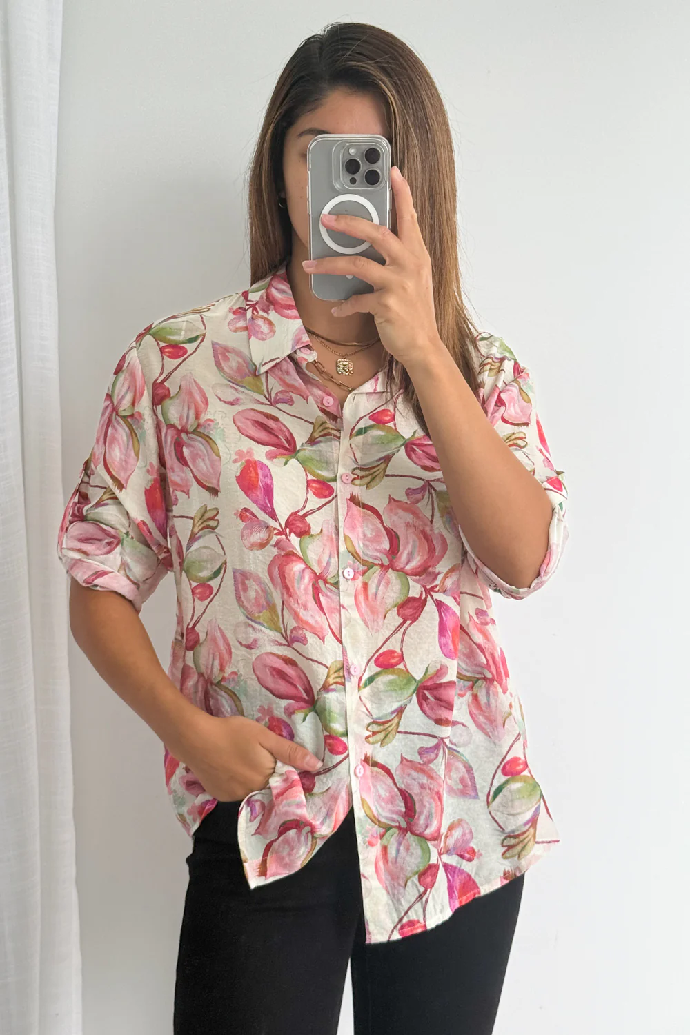 Rosie Shirt - Rose Leaf - Image 7