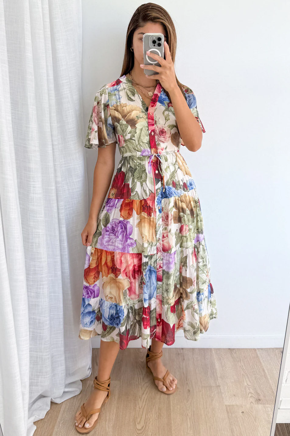 Ruby Maxi Dress - Vintage Garden Floral - Image 5