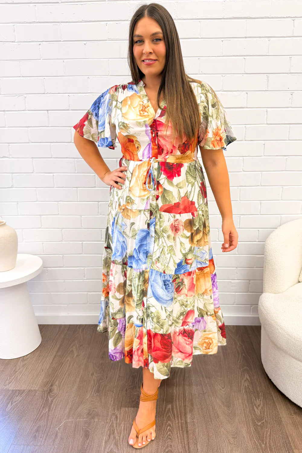 Ruby Maxi Dress - Vintage Garden Floral - Image 6