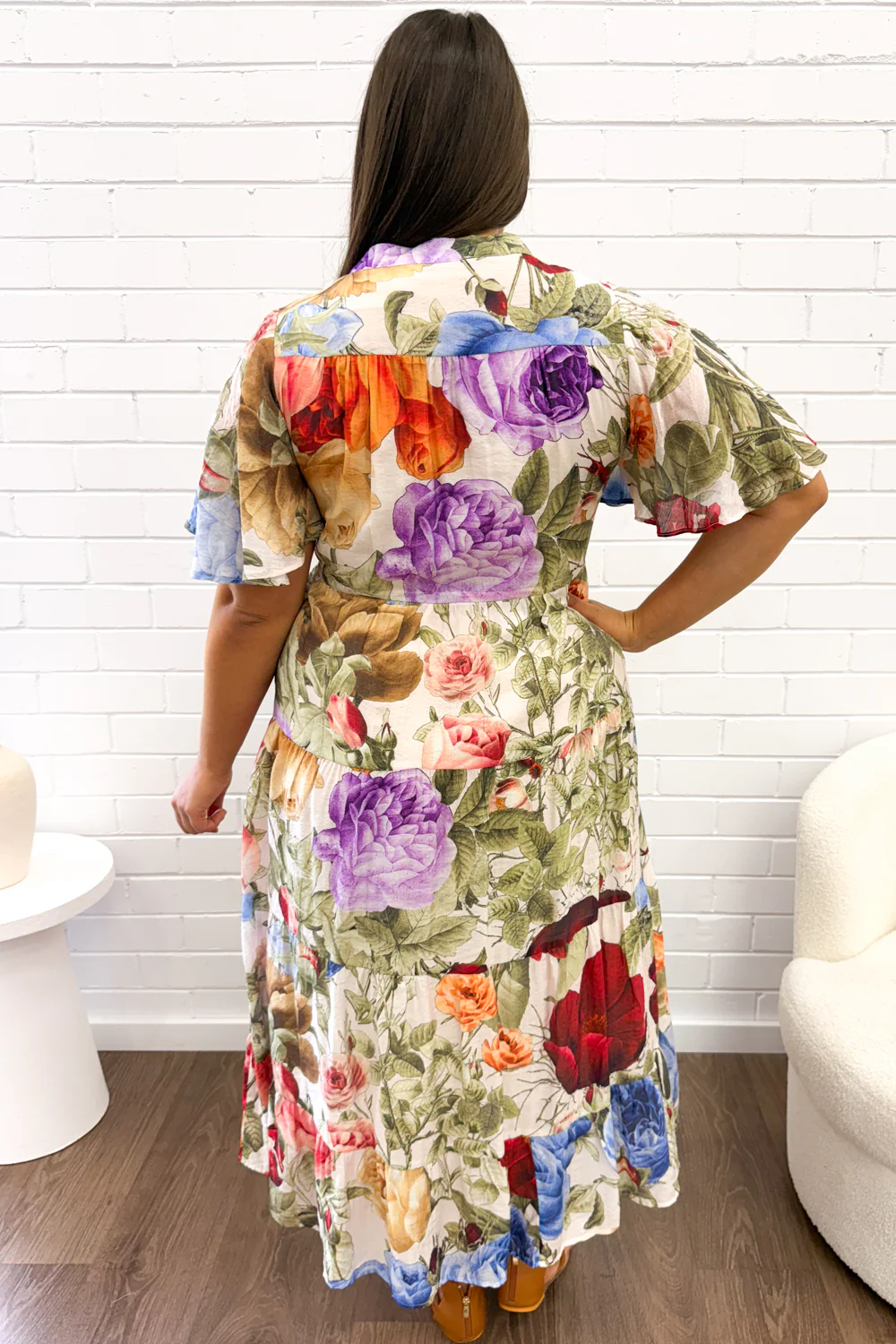 Ruby Maxi Dress - Vintage Garden Floral - Image 7