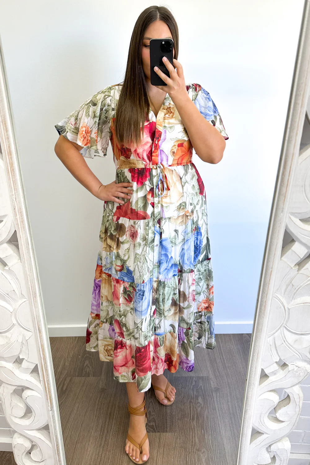 Ruby Maxi Dress - Vintage Garden Floral - Image 8