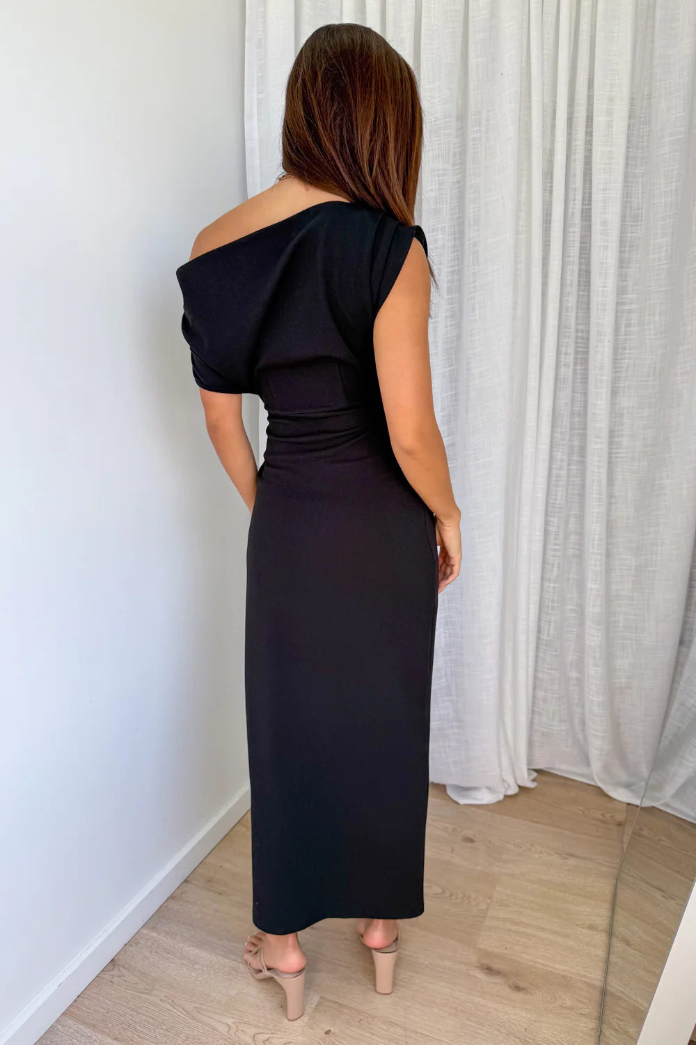 Sabina Maxi Dress - Black - Image 4